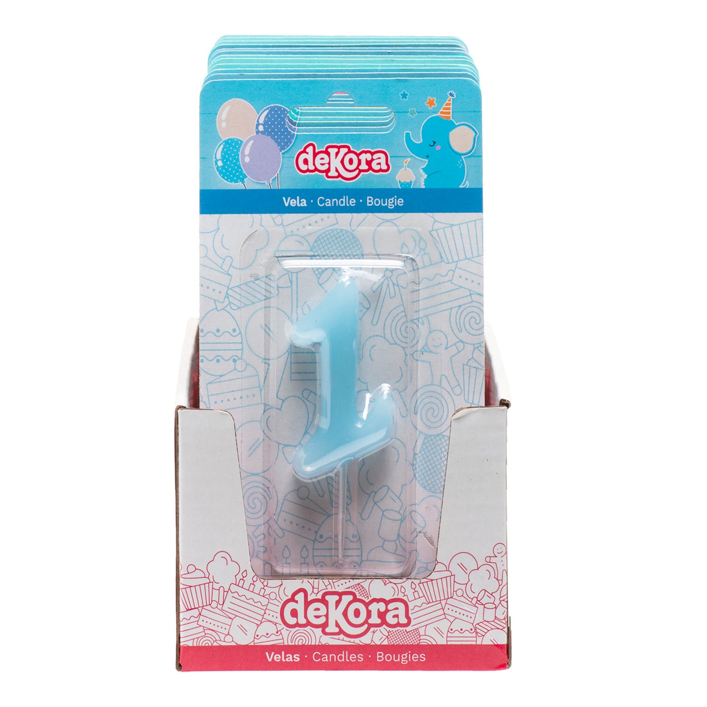 VELA ANIVERSÁRIO COMIC BEBÊ AZUL | Nº1