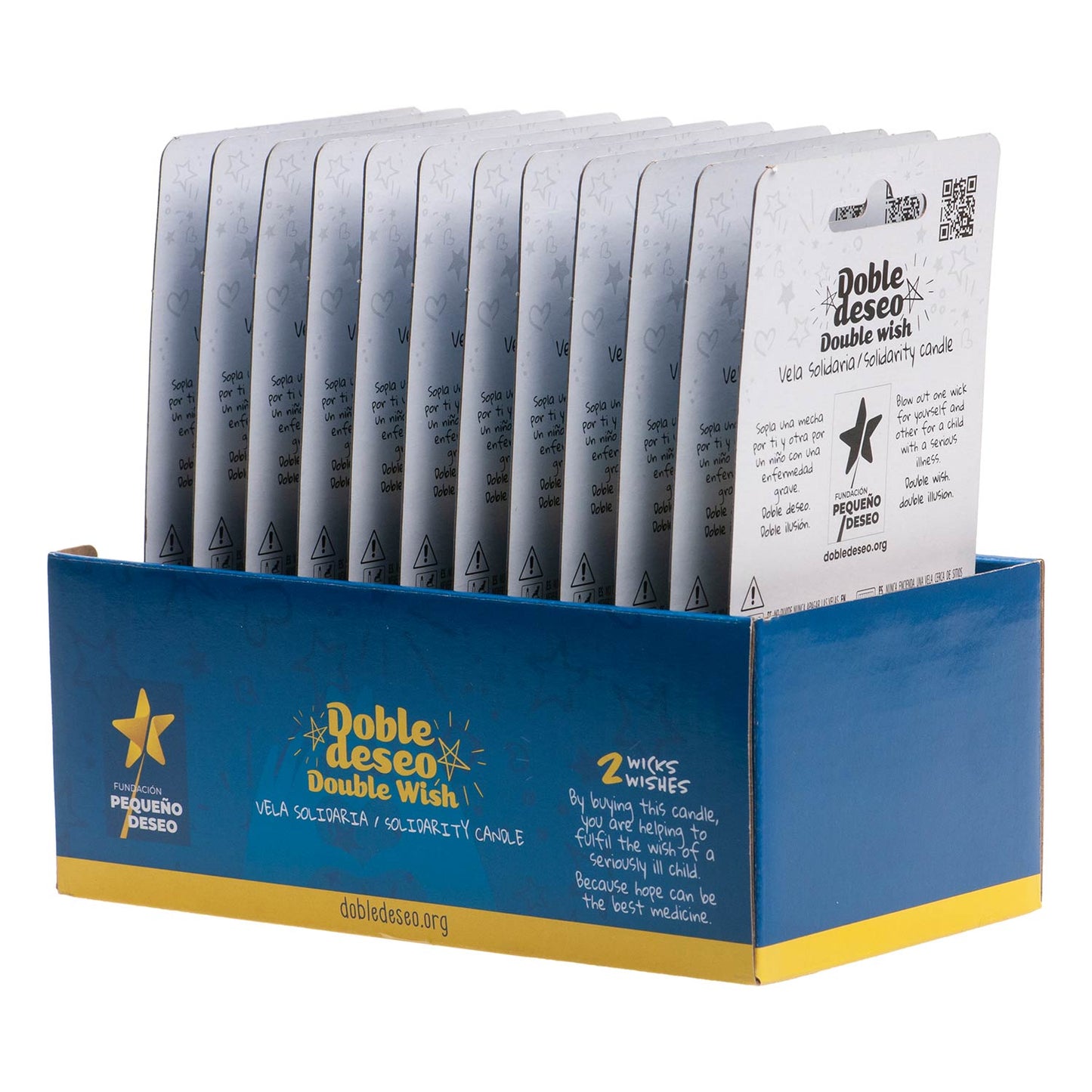 VELA ANIVERSÁRIO SOLIDARIEDADE ESTRELA DESEJO DUPLO | Nº0