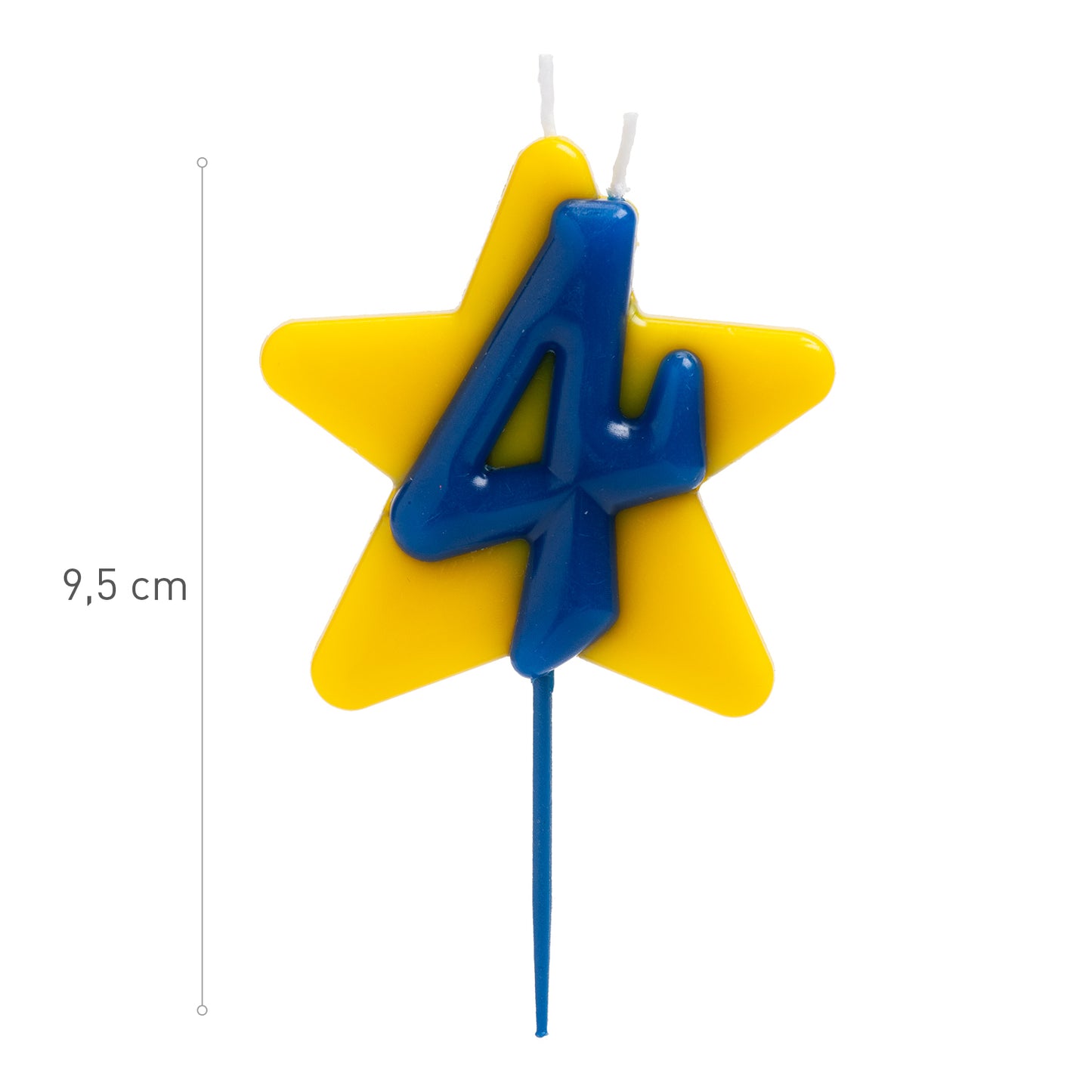 VELA ANIVERSÁRIO SOLIDÁRIA ESTRELA DESEJO DUPLO | Nº4