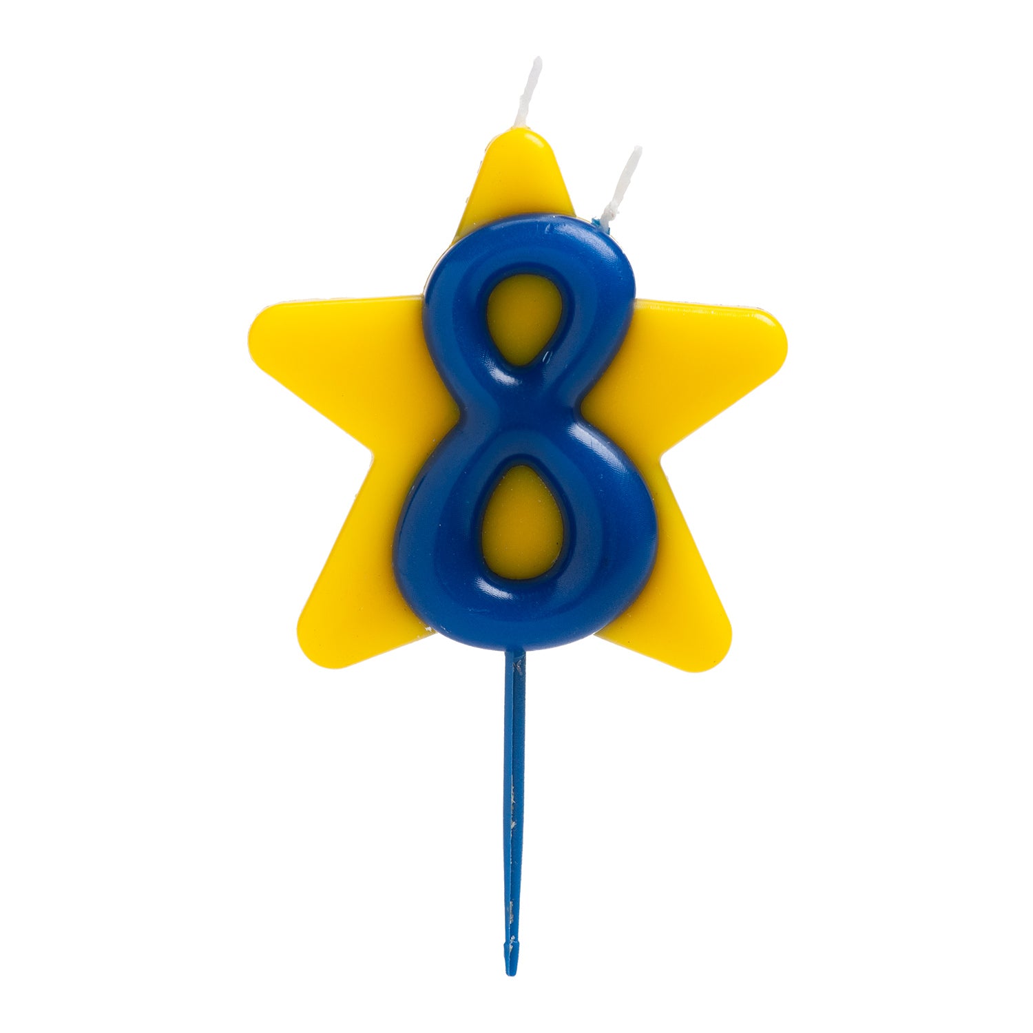 VELA CUMPLEAÑOS SOLIDARIA ESTRELLA DOBLE DESEO | Nº8