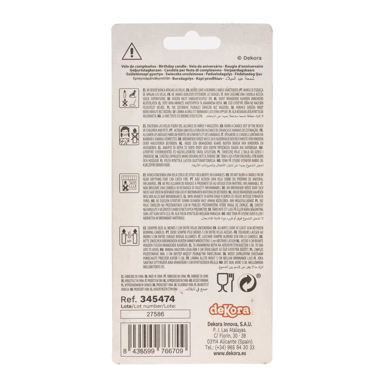 VELAS COR PRATA COM BOLHAS 14CM