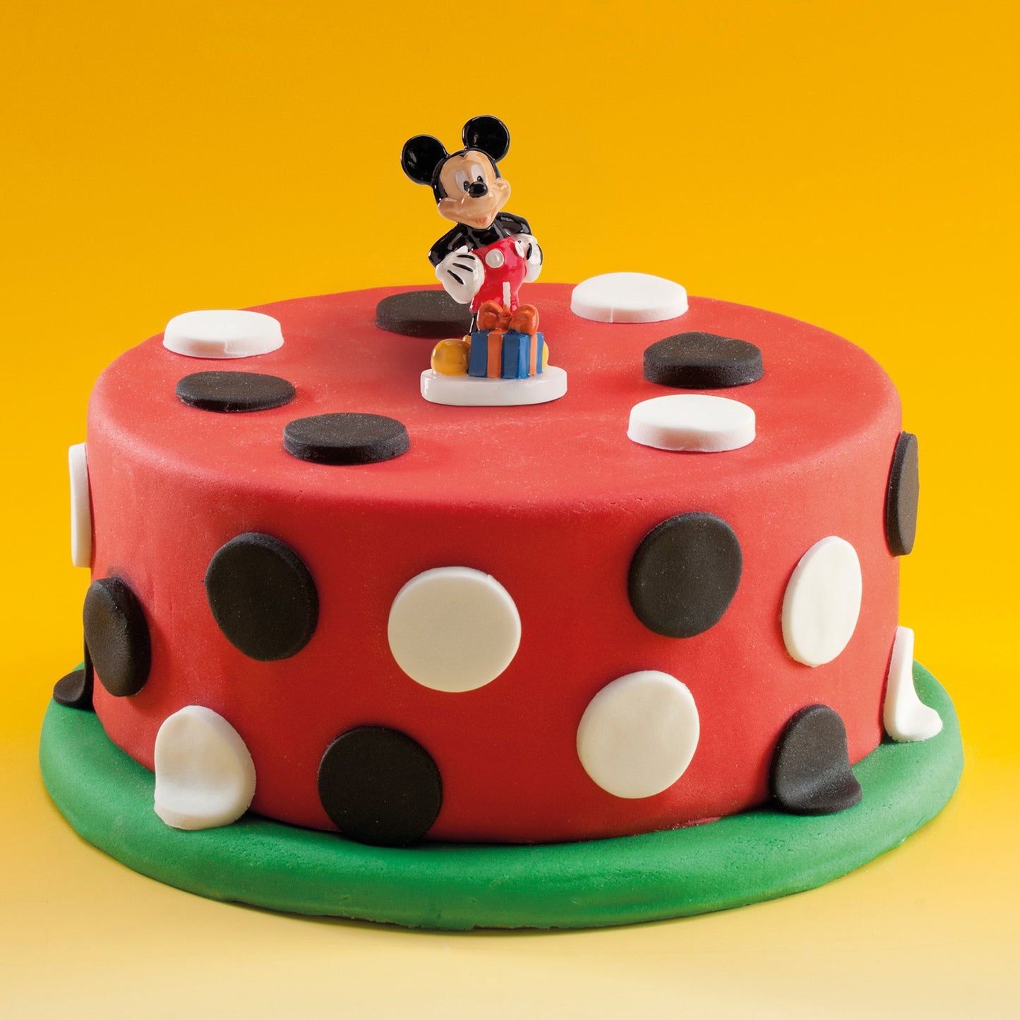 DISPLAY 6 VELAS 3D CUMPLEAÑOS MICKEY 8CM