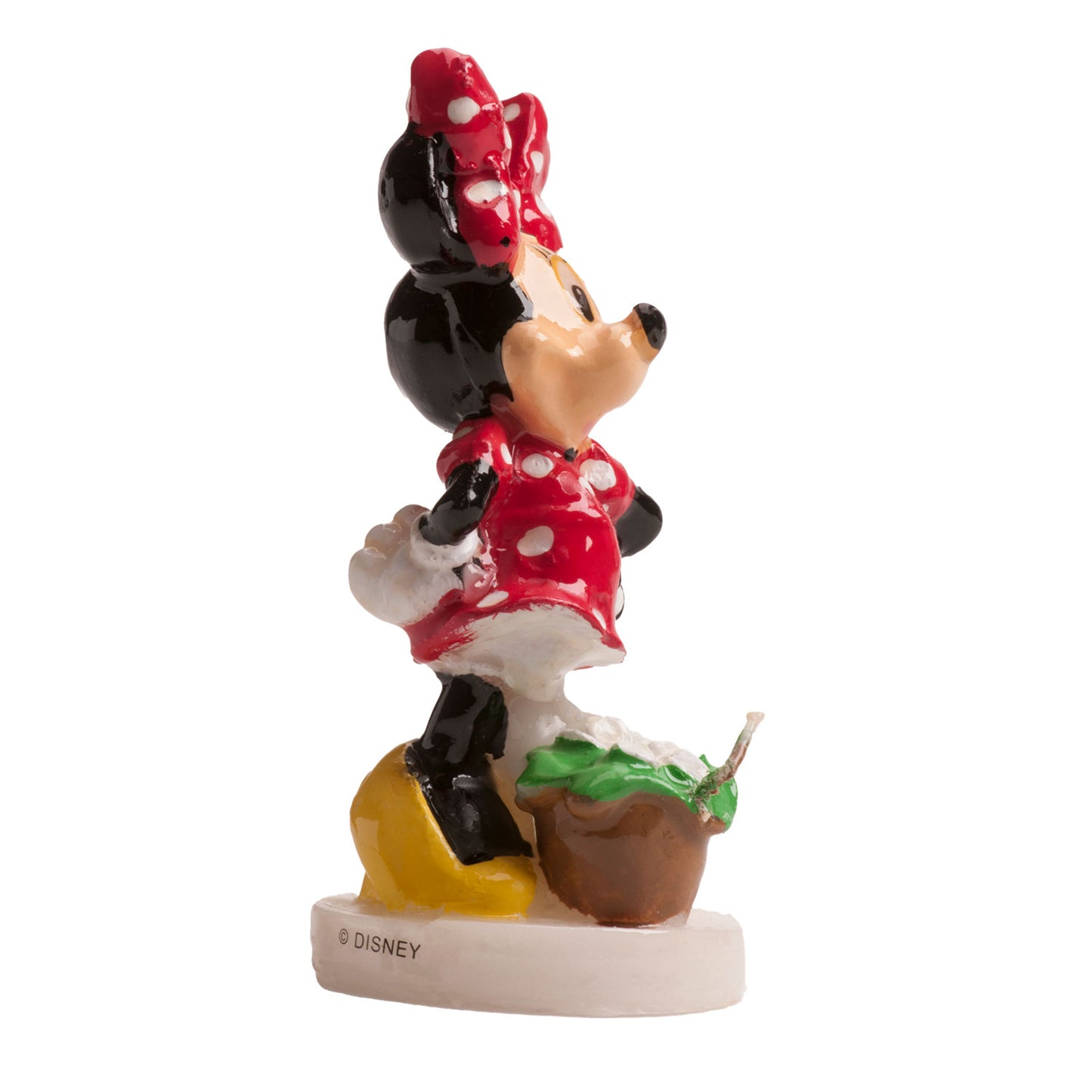 DISPLAY 6 VELAS 3D ANIVERSÁRIO MINNIE 8CM