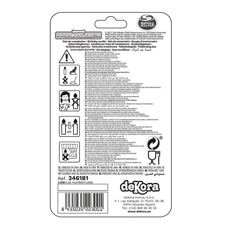 DISPLAY 6 VELAS ANIVERSÁRIO 3D CARROS 8,5CM