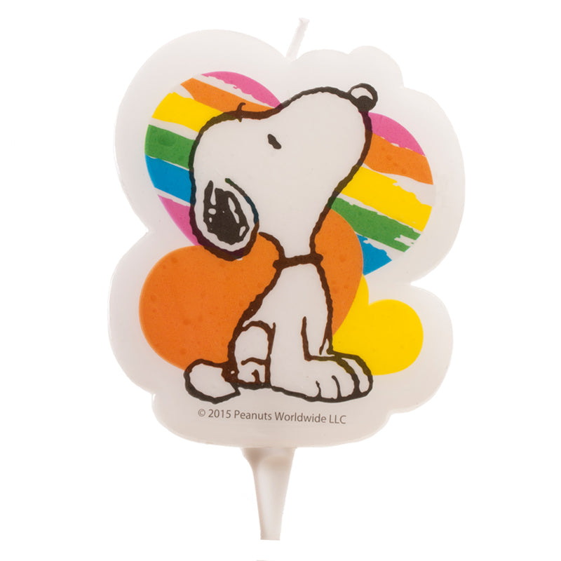 EXPOSITOR 12 VELAS SNOOPY 7,5 CM