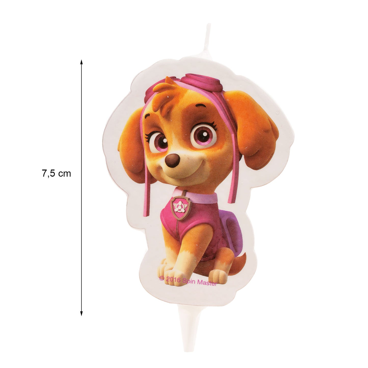 DISPLAY 12 VELAS 2D SKYE PAW PATROL 7,5CM