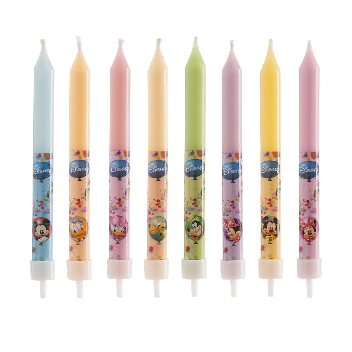 EXPOSITOR 12 VELAS PALITOS MICKEY & AMIGOS 9 CM