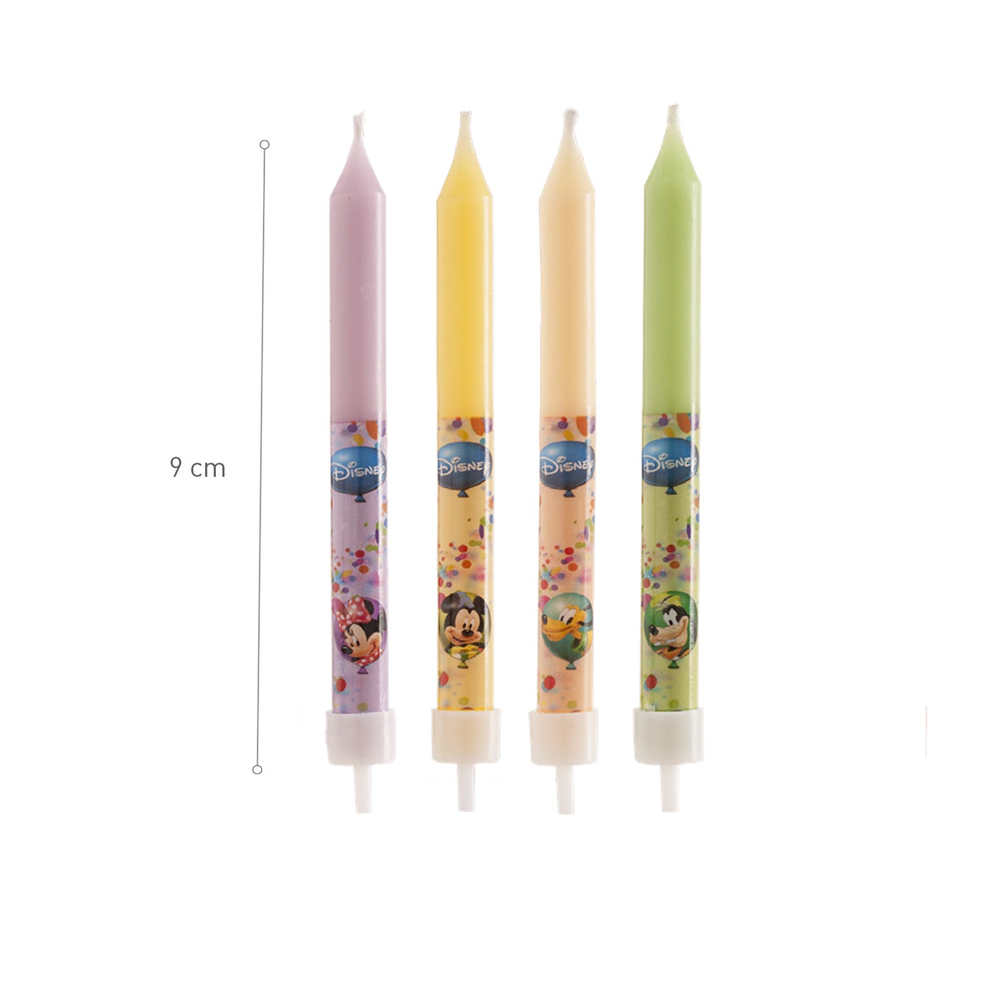 EXPOSITOR 12 VELAS PALITOS MICKEY & AMIGOS 9 CM
