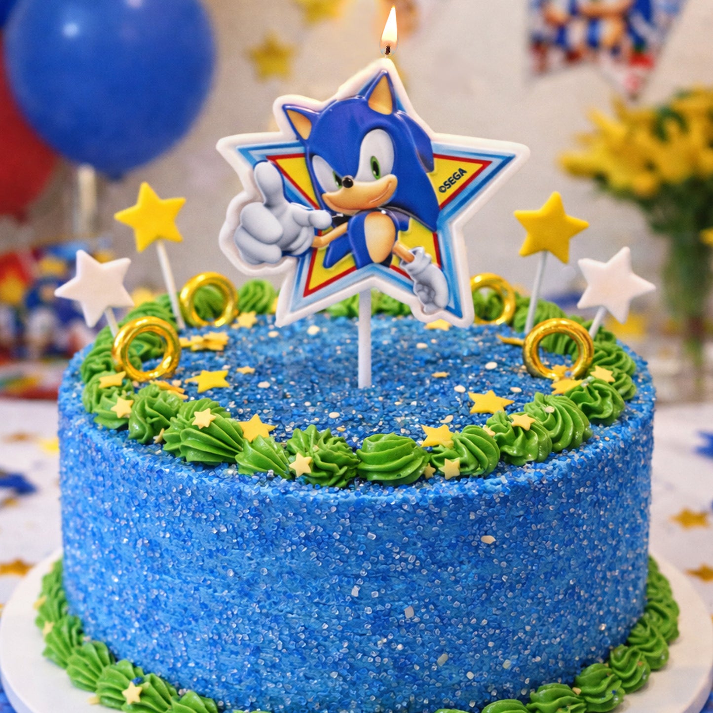 VELAS DE ANIVERSÁRIO SONIC