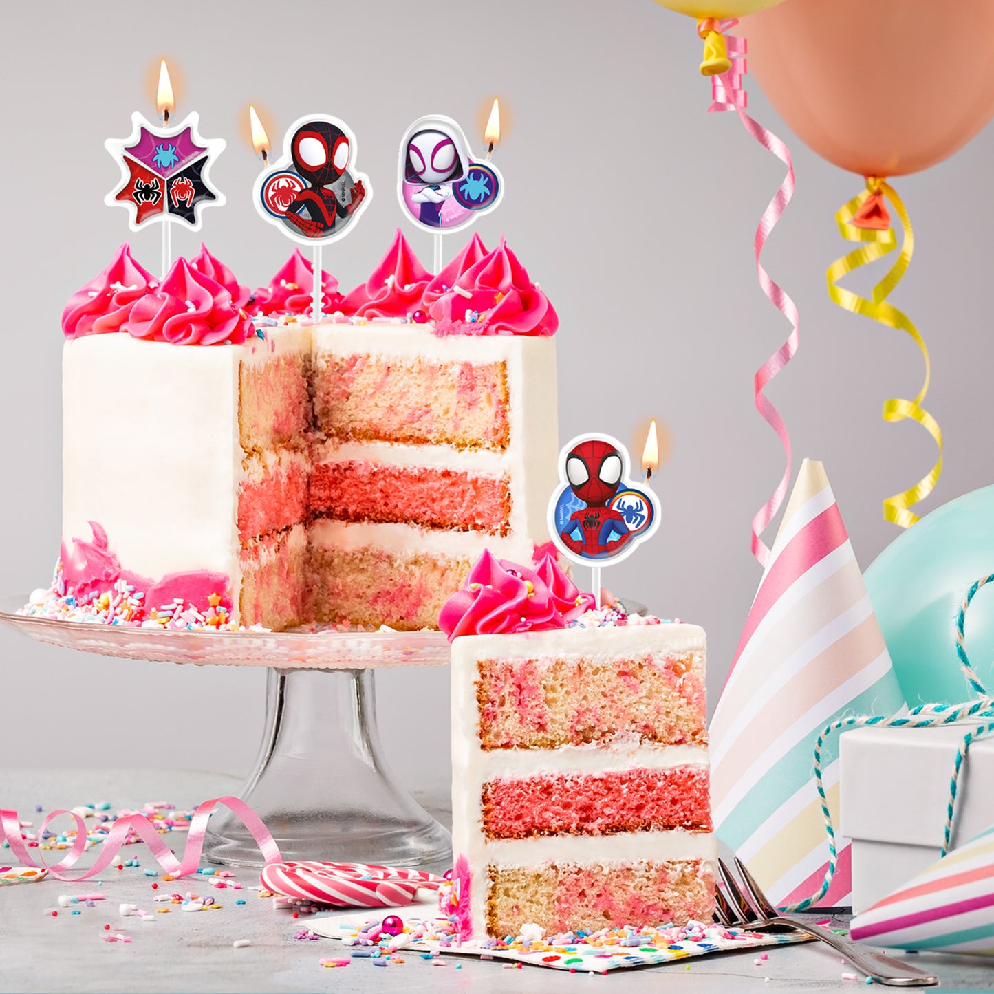 CANDELAS COMPLEANNO SPIDEY 4U