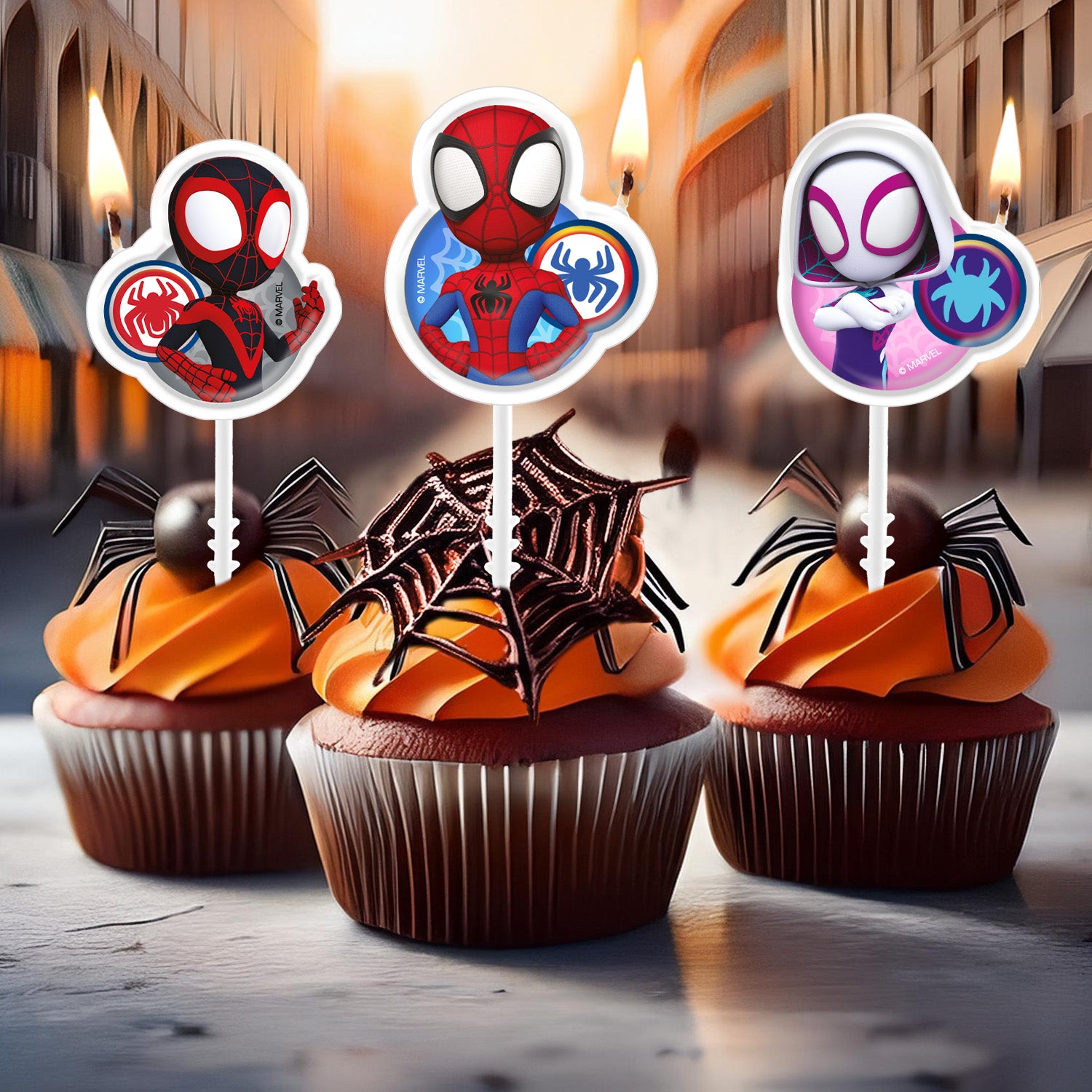 VELAS ANIVERSARIO SPIDEY 4U