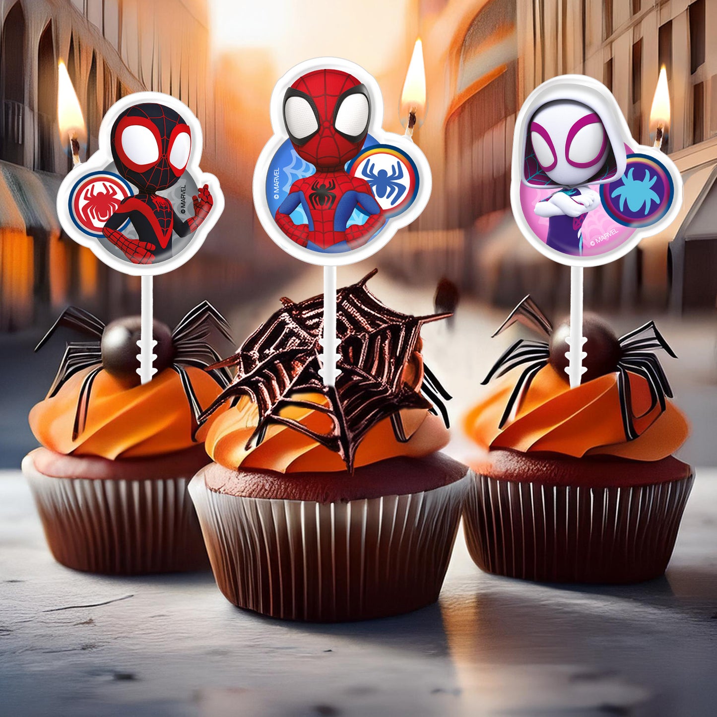 VELAS CUMPLEAÑOS SPIDEY