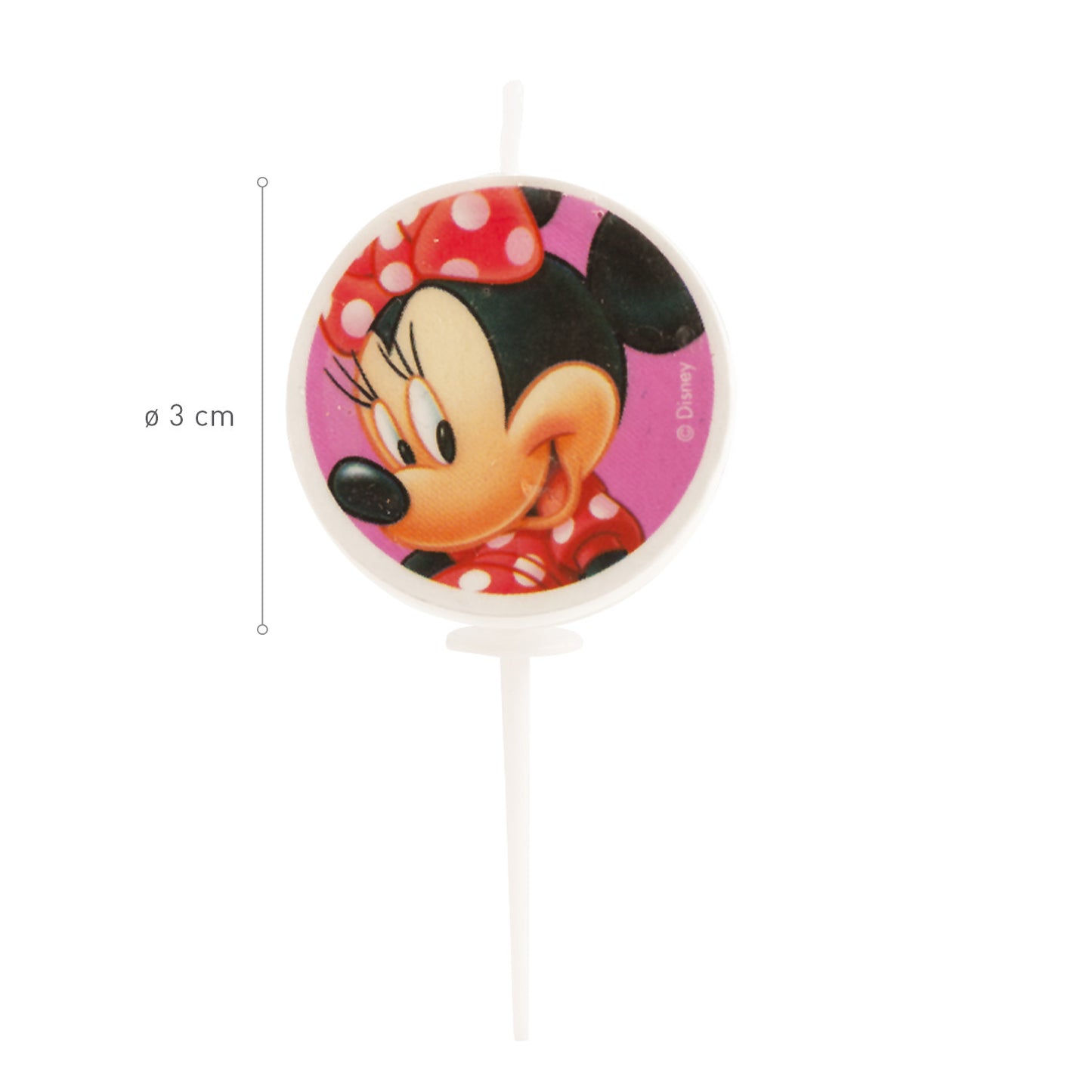 BOUGIES D'ANNIVERSAIRE MICKEY & FRIENDS Ø 3CM