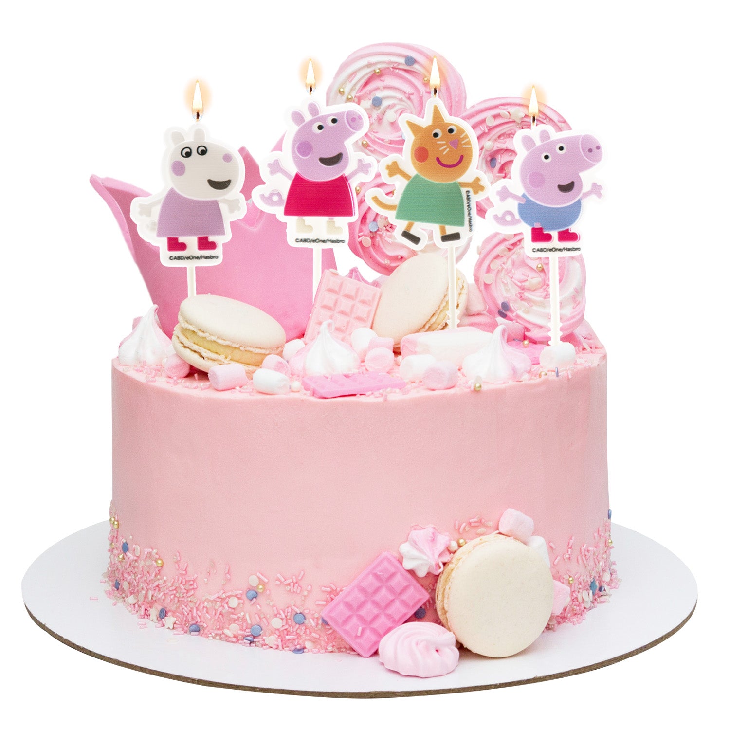 4 VELAS ANIVERSARIO PEPPA PIG
