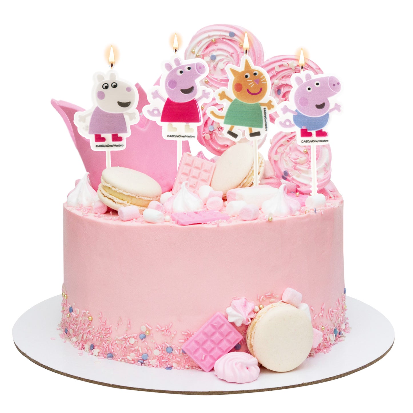 4 VELAS ANIVERSARIO PEPPA PIG