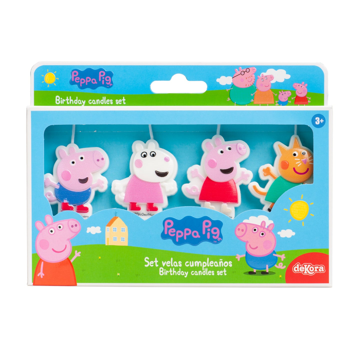 4 CANDELAS COMPLEANNO PEPPA PIG