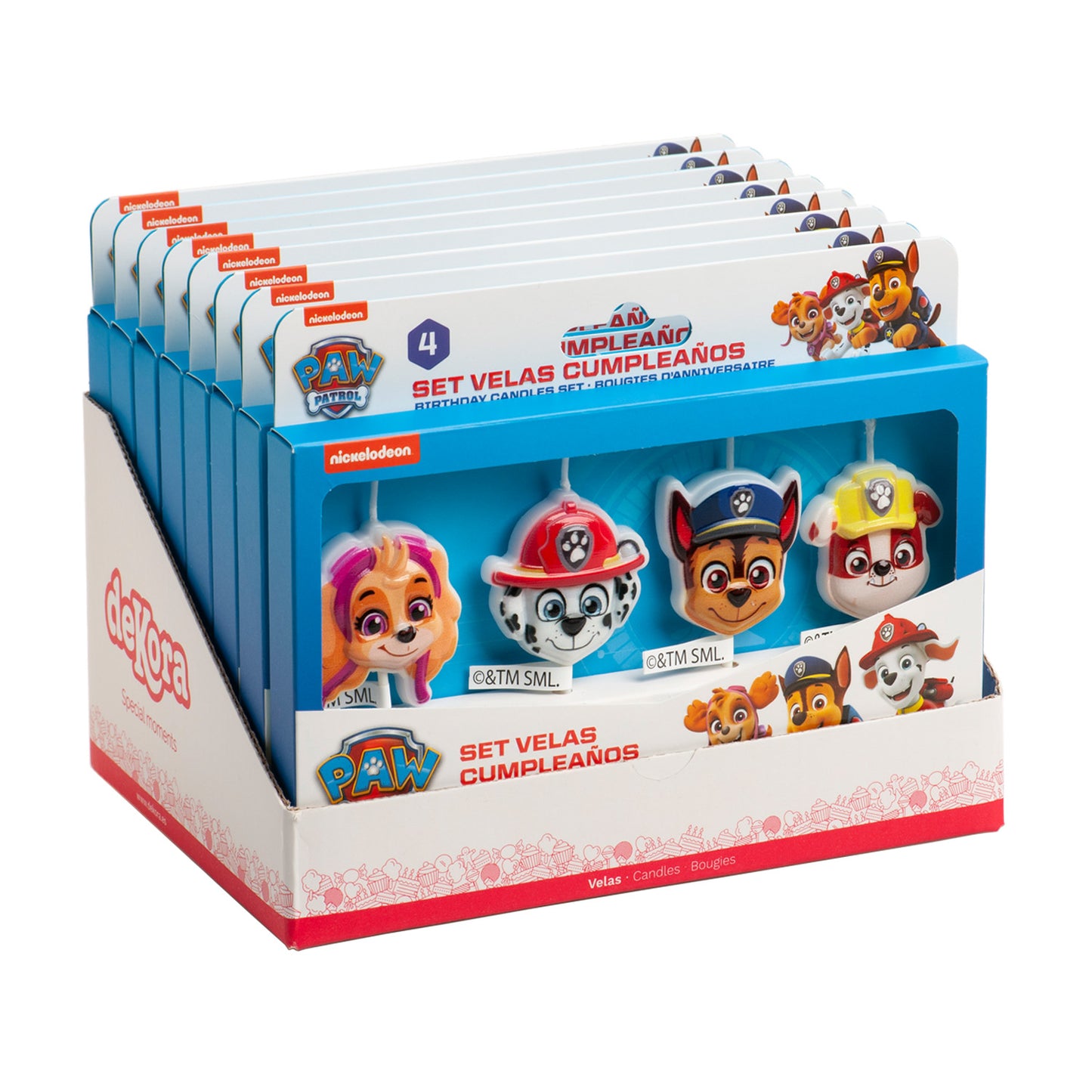 ANNIVERSARY CANDLES  PAW PATROL 4UD