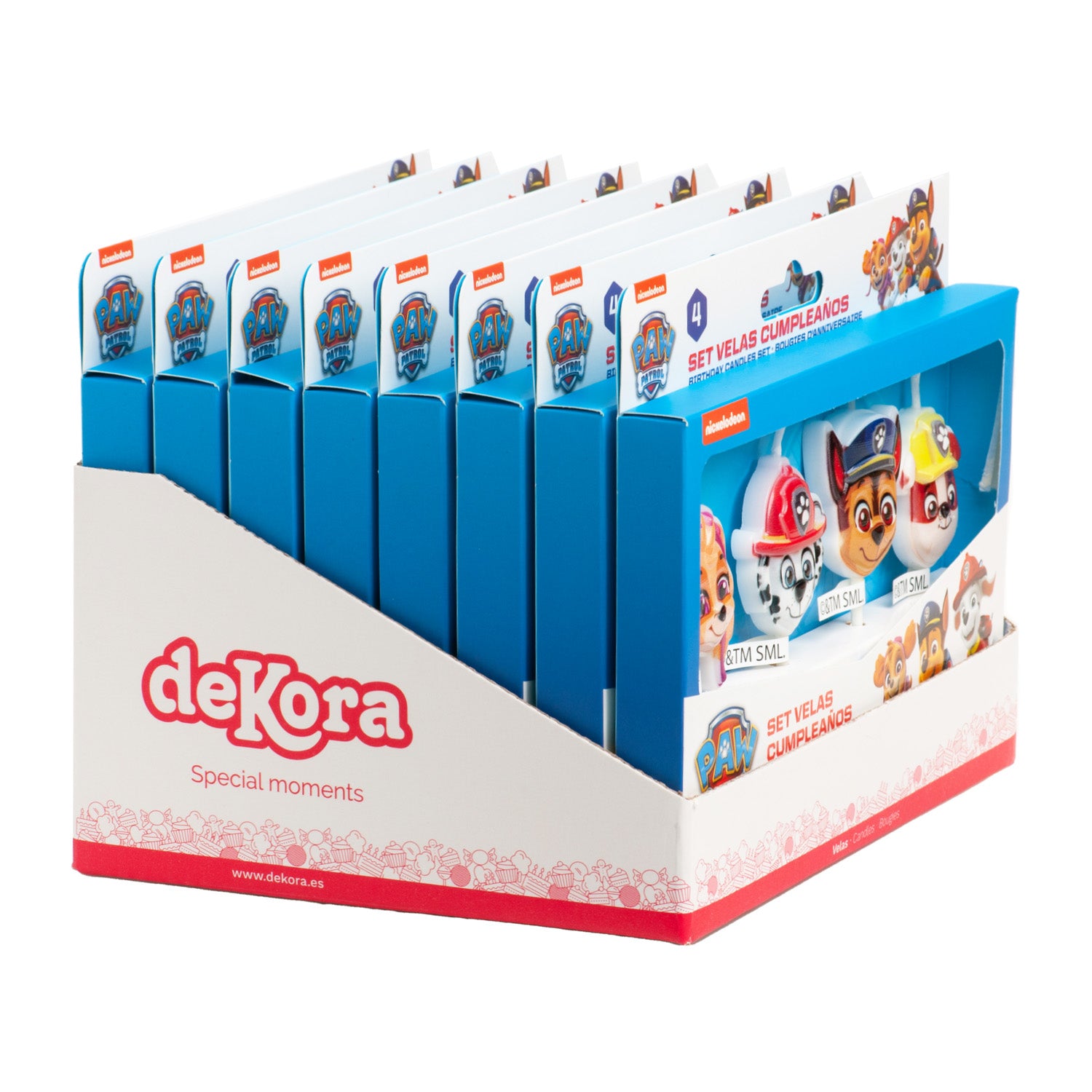 ANNIVERSARY CANDLES  PAW PATROL 4UD