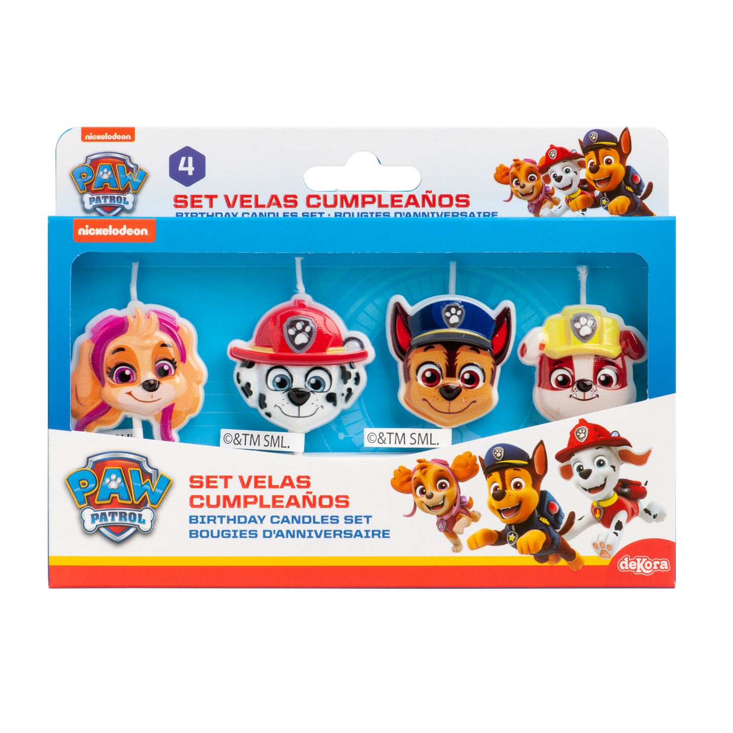 VELAS CUMPLEAÑOS PATRULLA CANINA 4UD