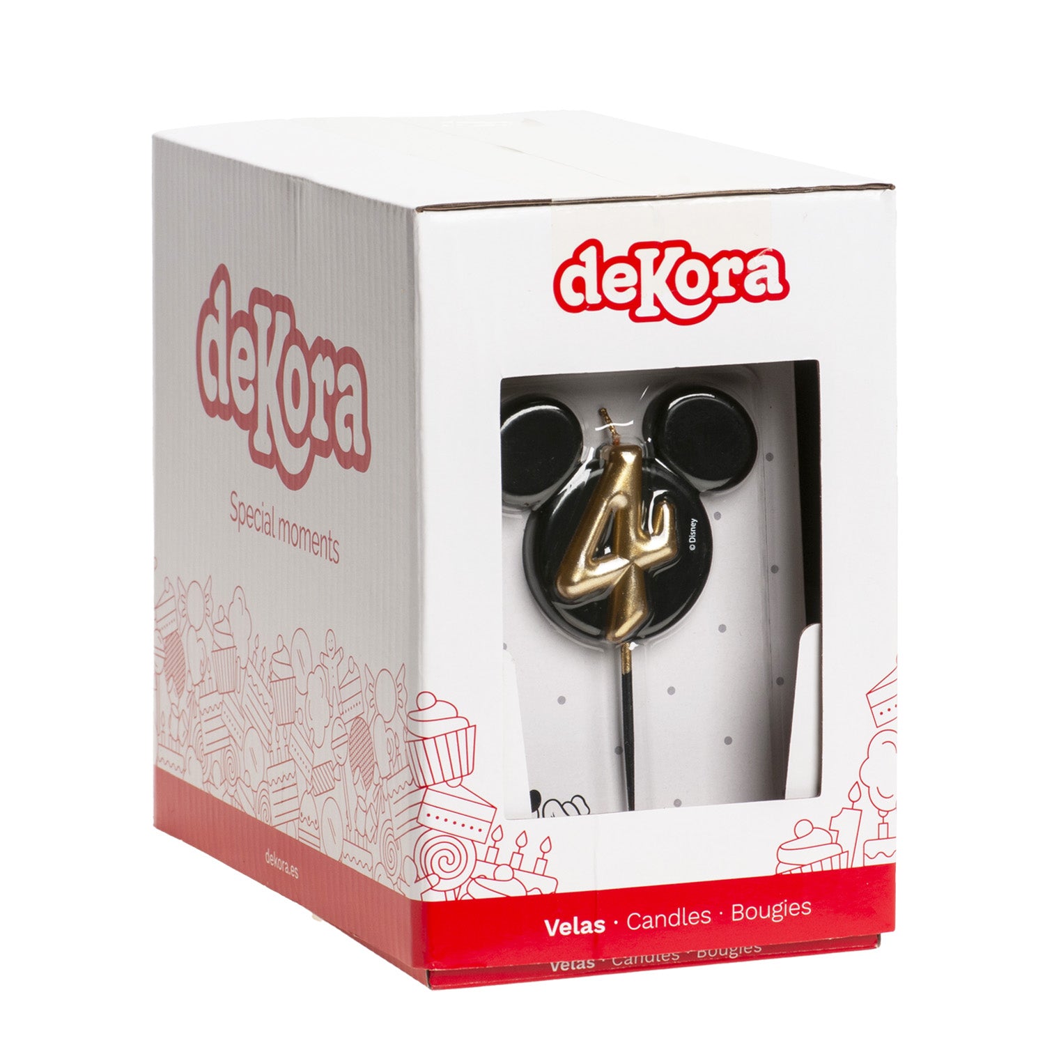 VELAS DE ANIVERSÁRIO ORELHAS DO MICKEY MOUSE 8,5 CM | Nº 4