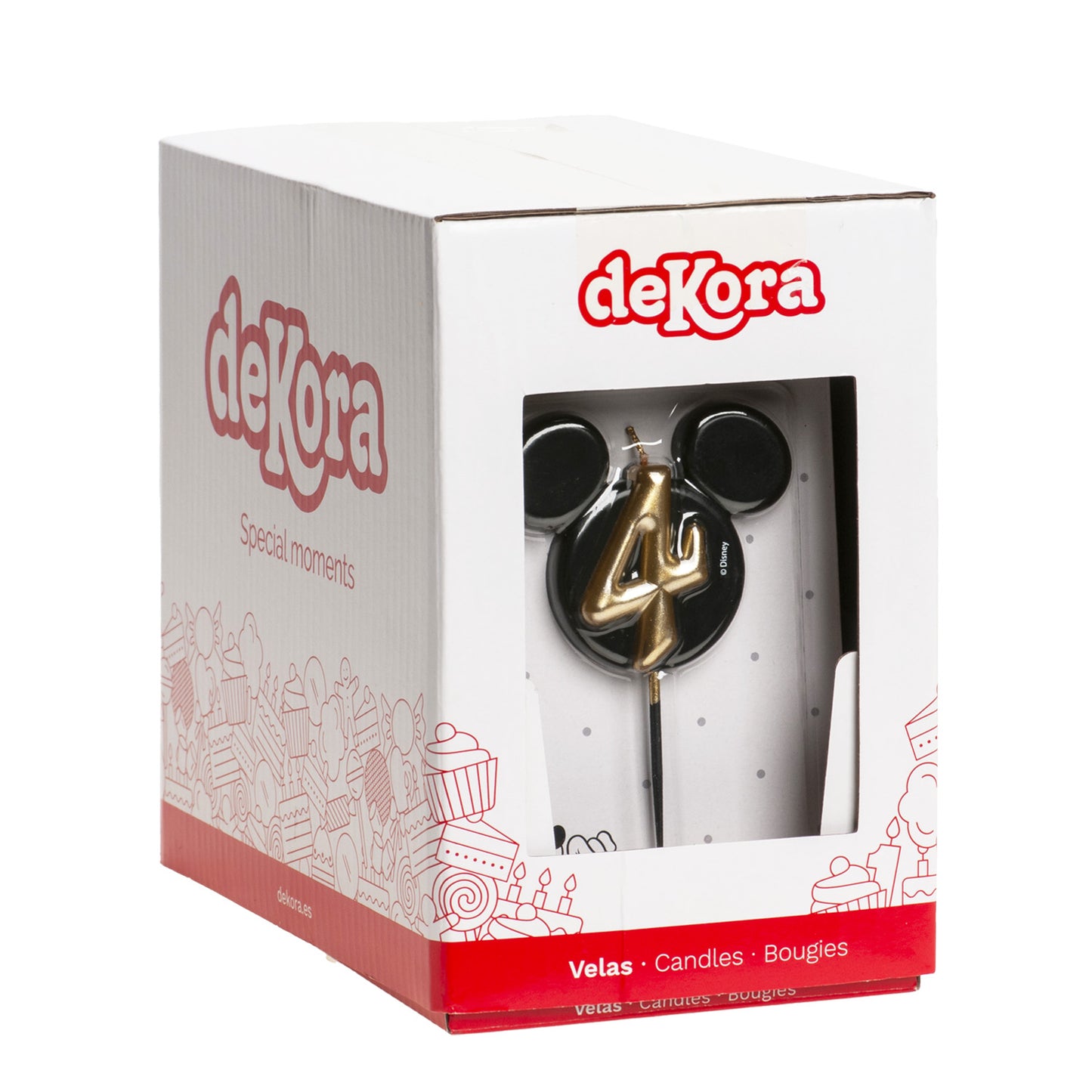 VELAS DE ANIVERSÁRIO ORELHAS DO MICKEY MOUSE 8,5 CM | Nº 4