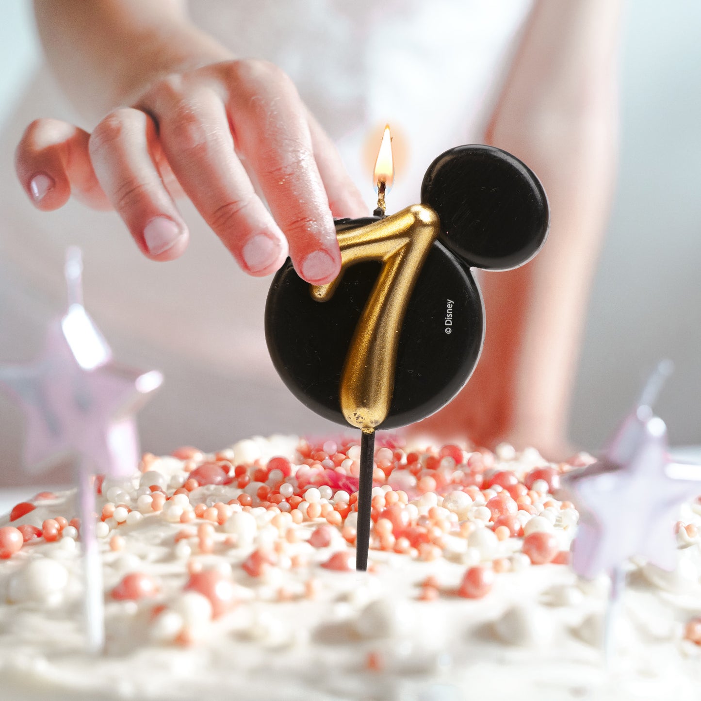 VELAS DE CUMPLEAÑOS OREJAS MICKEY MOUSE 8.5 CM | Nº7