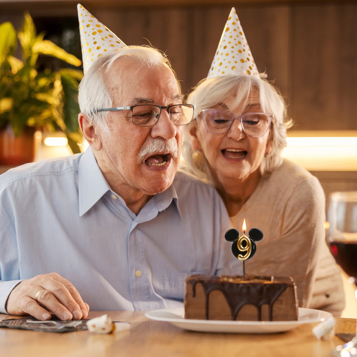 VELAS DE ANIVERSÁRIO ORELHAS DO MICKEY MOUSE 8,5 CM | Nº 8