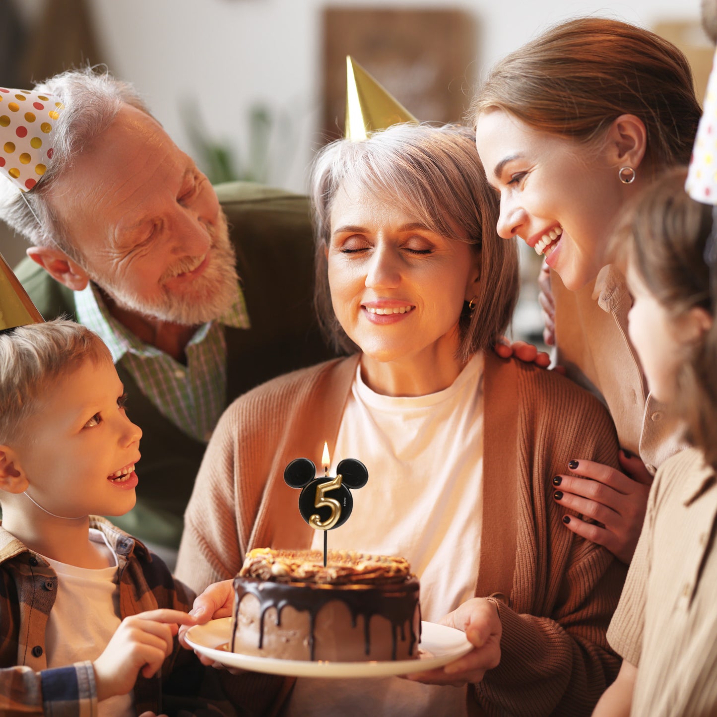 VELAS DE ANIVERSÁRIO ORELHAS DO MICKEY MOUSE 8,5 CM | Nº 8