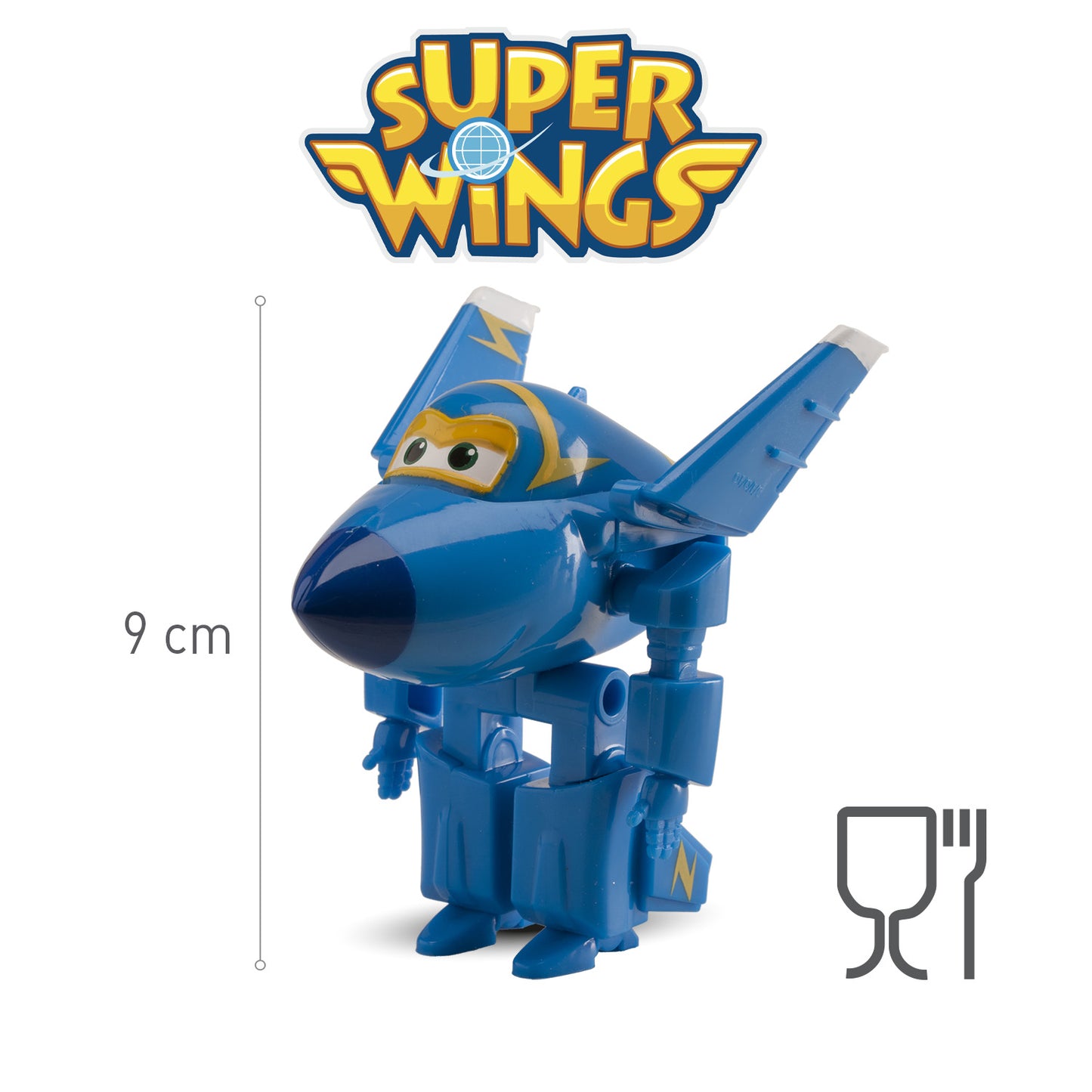SET 6 PVC SUPER WINGS JEROME 7CM