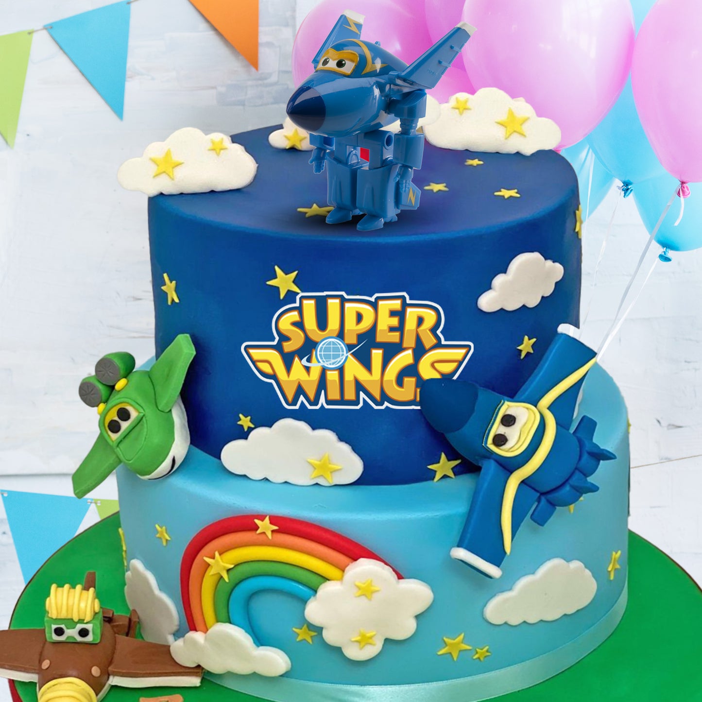 SET 6 PVC SUPER WINGS JEROME 7CM