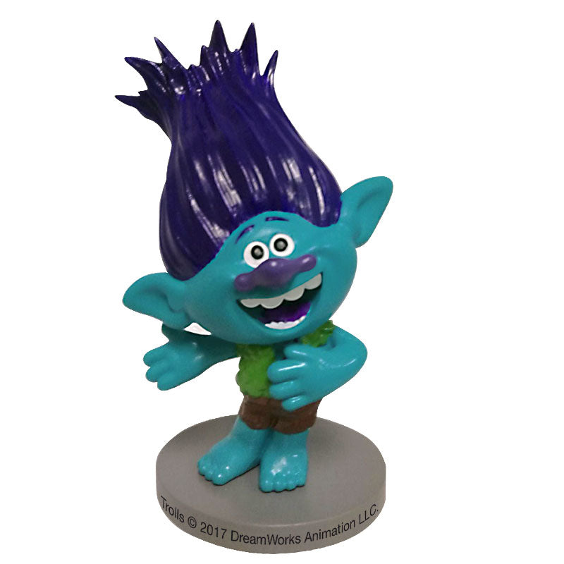CONJ 6 PVC TROLLS BRANCH 7 CM