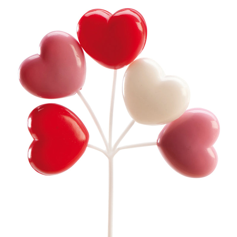 LOT BALLONS CŒUR 17 cm