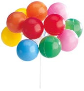 LOT BALLONS EN COULEUR