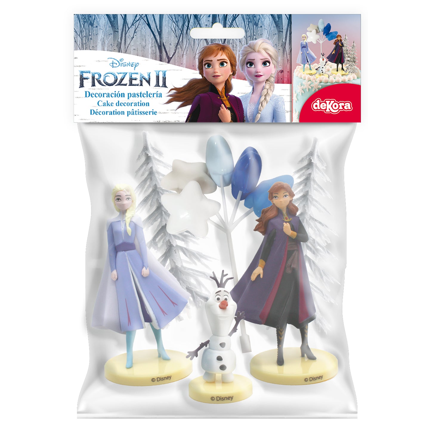 KIT PVC FROZEN 2 POUR DECO GATEAUX