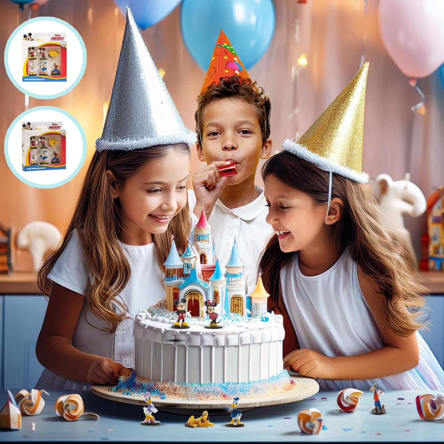 KIT BLÍSTER DISNEY PVC MICKEY & FRIENDS 3-3.5CM