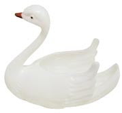 CYGNE BLANC EN PLASTIQUE