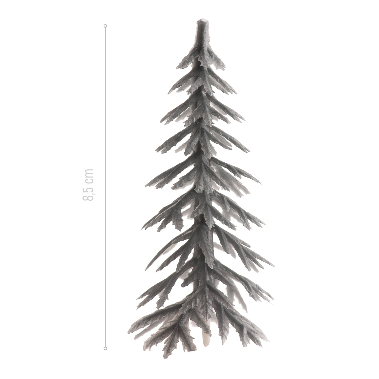 CAKE TOPPER FIGURINE EN PLASTIQUE PIN ARGENTÉ 8,5CM 144 PCS