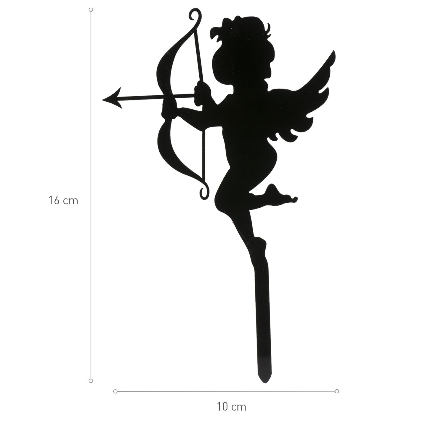 CAKE TOPPER CUPIDO 16X10CM