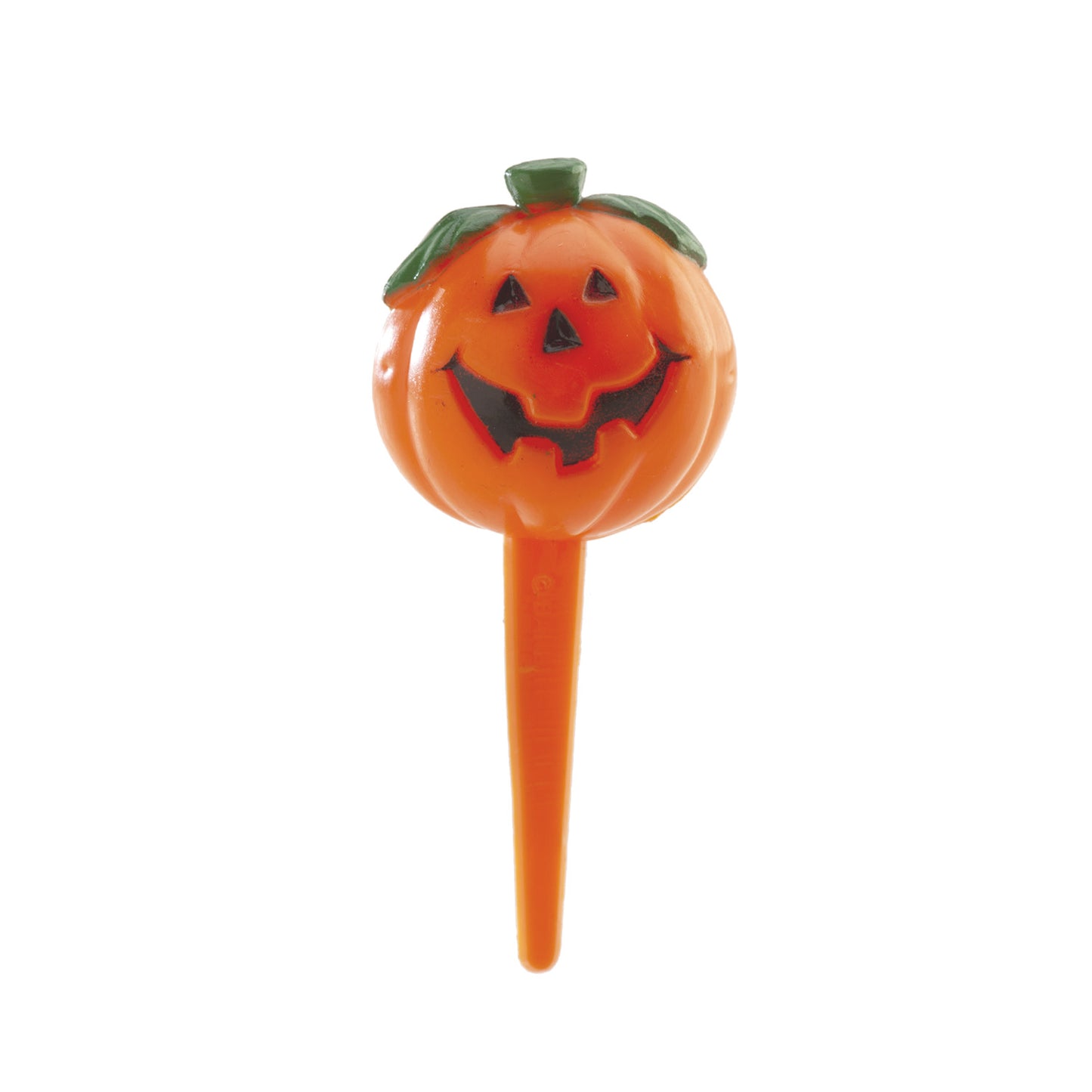 HALLOWEEN PUMPKIN PLASTIC CAKE TOPPER 7*3.5CM