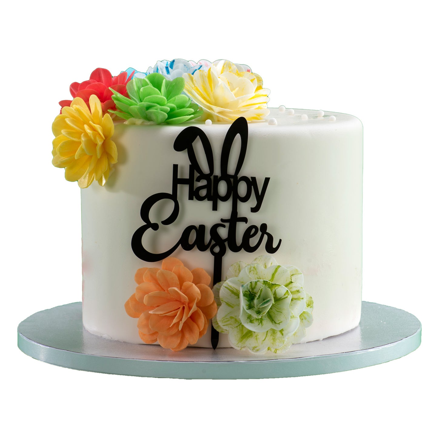 CAKE TOPPER HAPPY EASTER 16.5X10.5CM