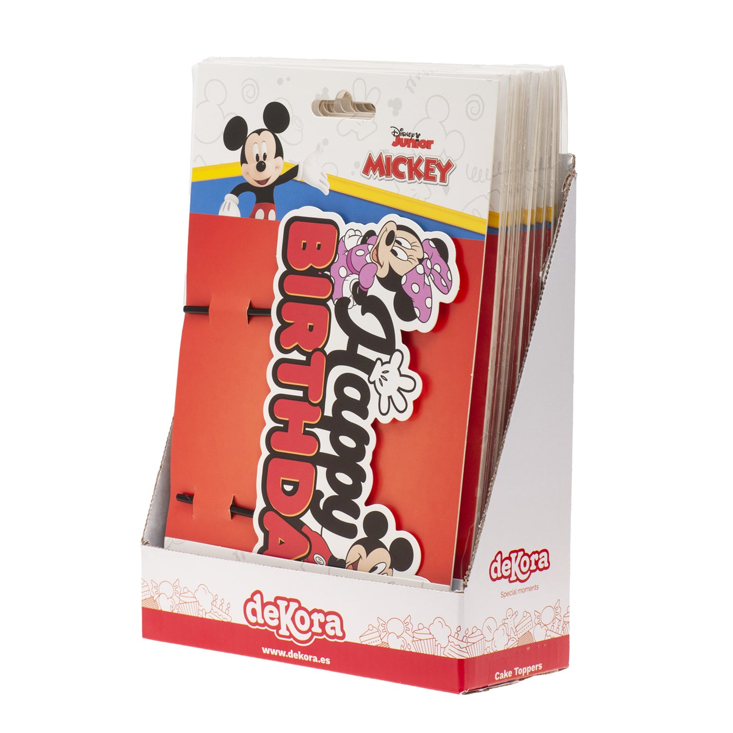 CAKE TOPPERS PAPER MICKEY & MINNIE 17.5X15CM