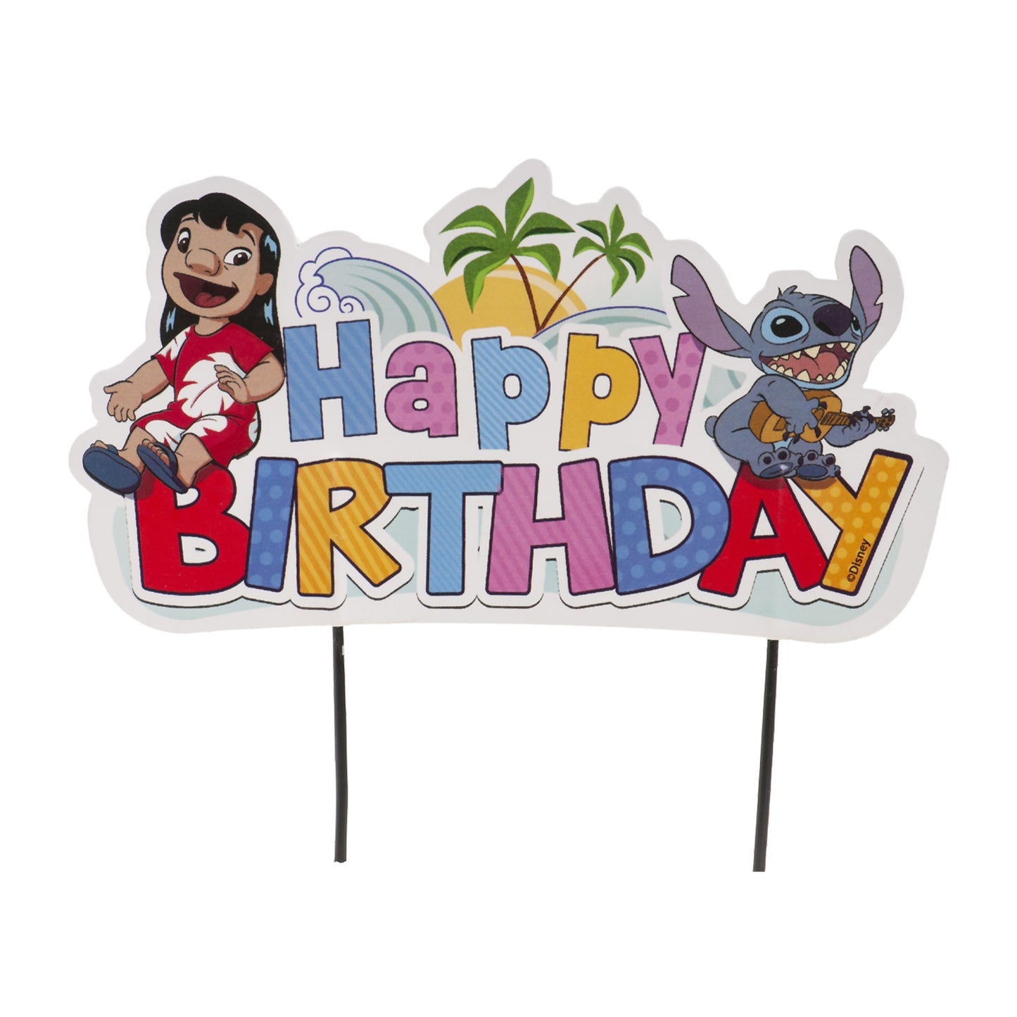 CAKE TOPPERS DI CARTA STITCH 17,5CM