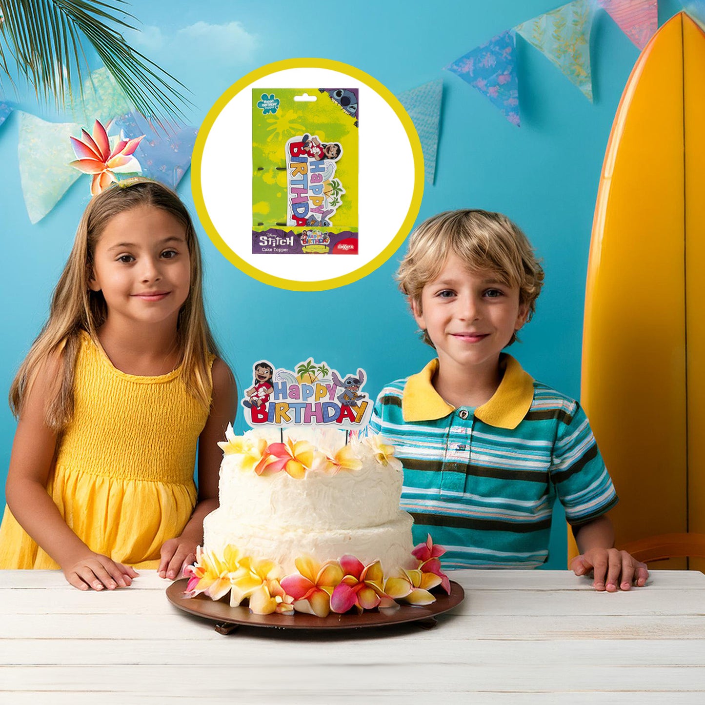 CAKE TOPPERS PAPER STITCH 17,5CM