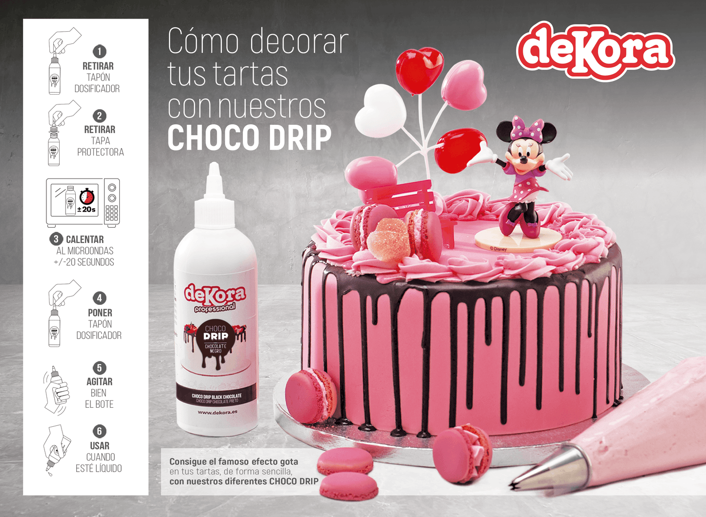 CHOCO DRIP ROJO CEREZO 180 GR