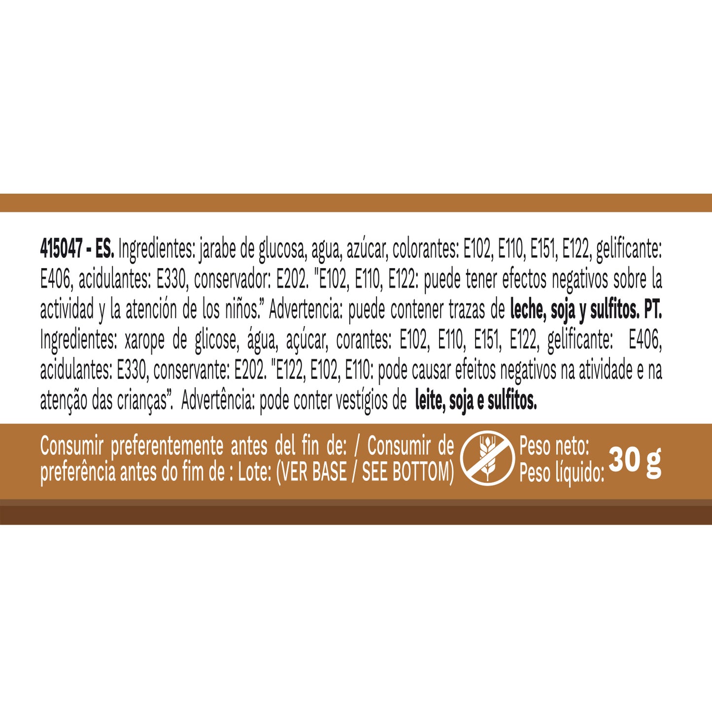 6 COLORANTE EN PASTA MARRON 30G