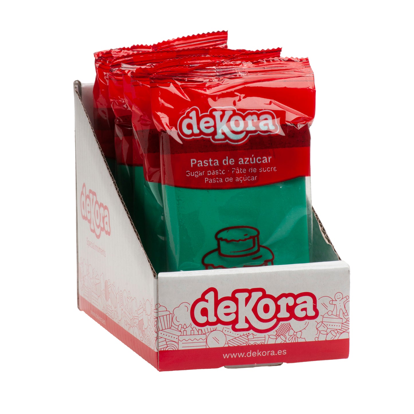 PÂTE DE SUCRE/FONDANT VERT 250 GR