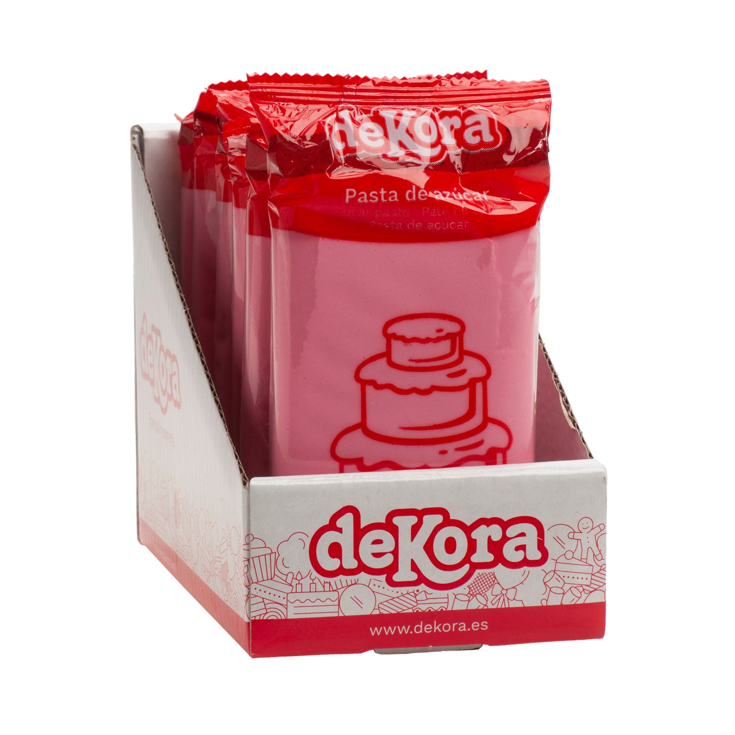 PÂTE DE SUCRE/FONDANT ROSE 250 GR