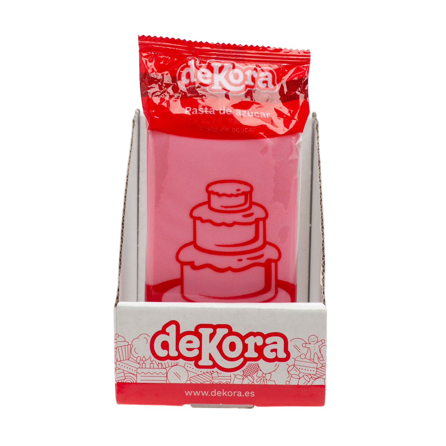 PÂTE DE SUCRE/FONDANT ROSE 250 GR