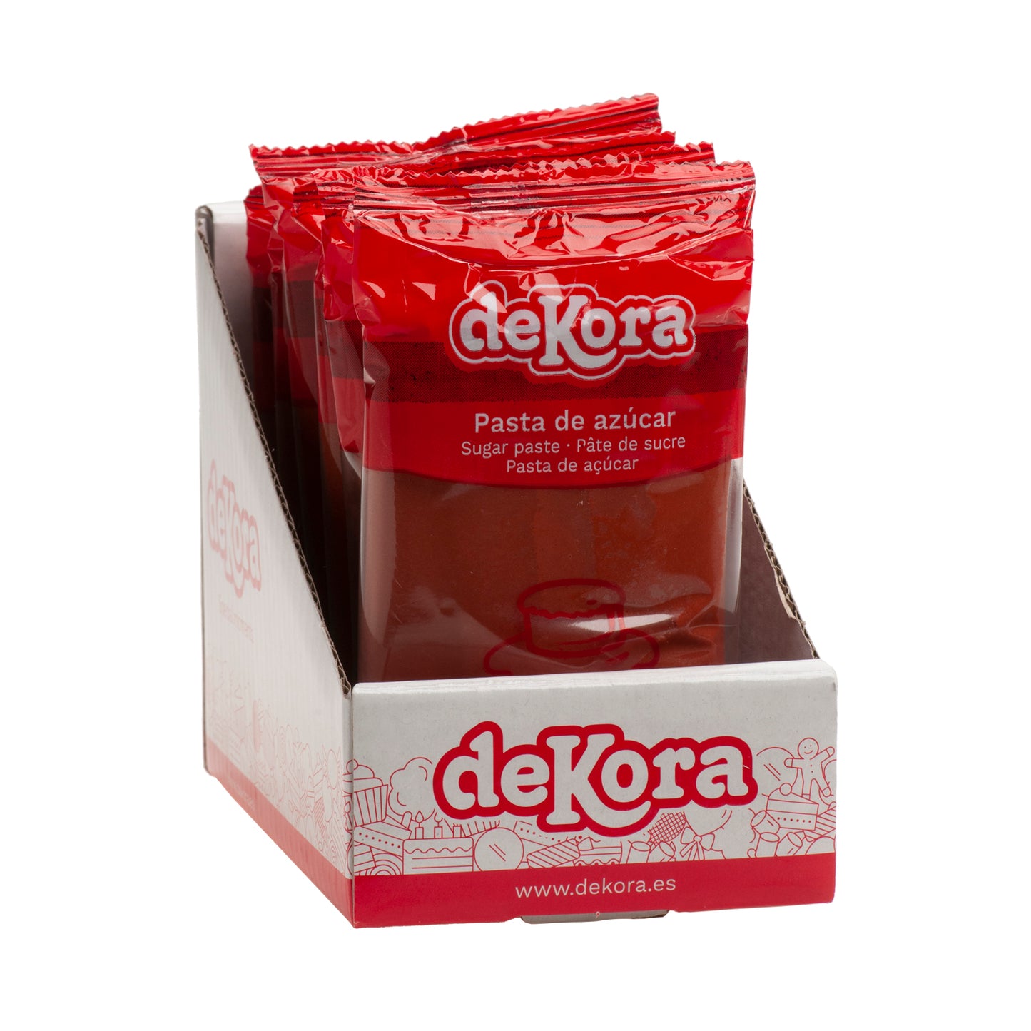 PÂTE DE SUCRE/FONDANT MARRON 250 GR