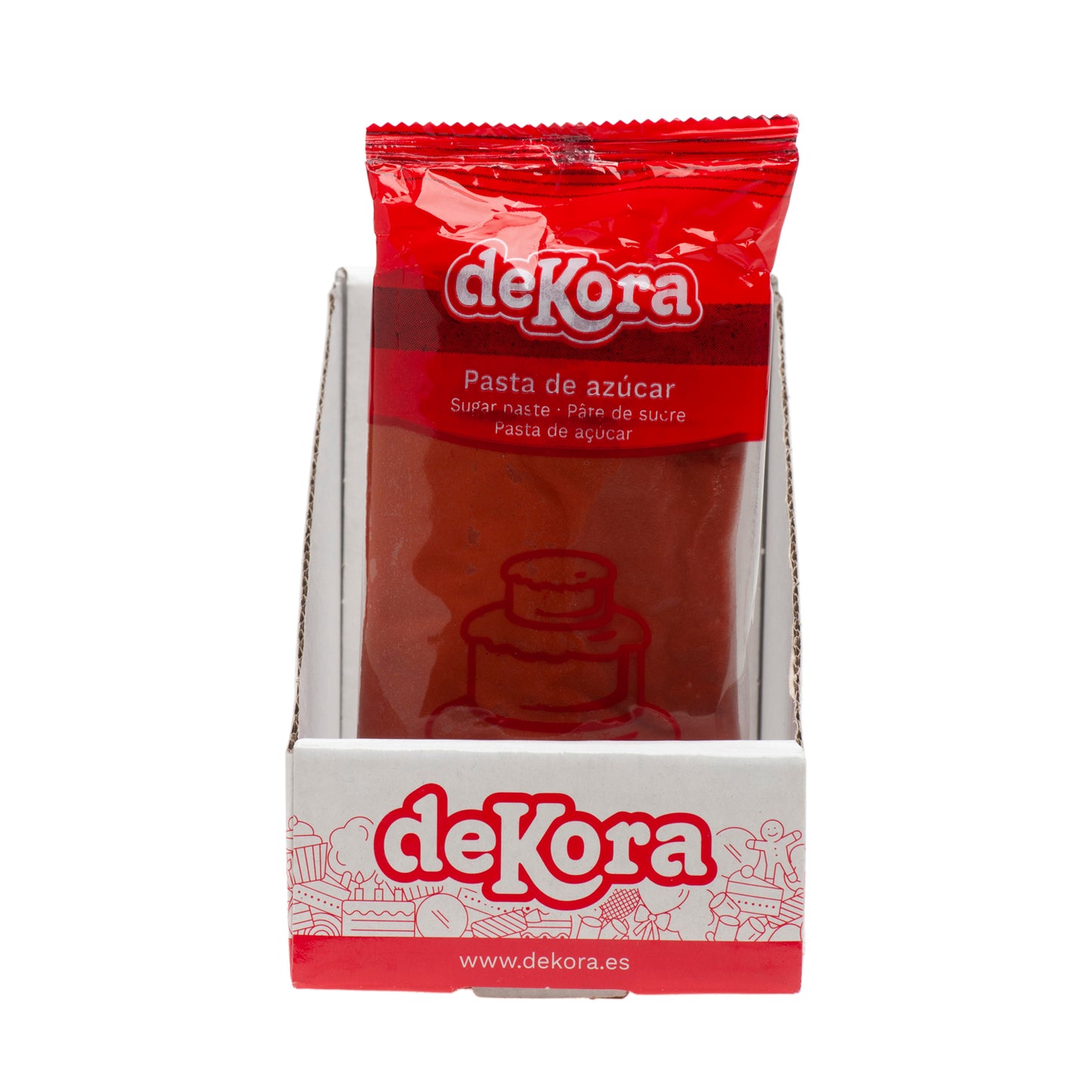 PÂTE DE SUCRE/FONDANT MARRON 250 GR